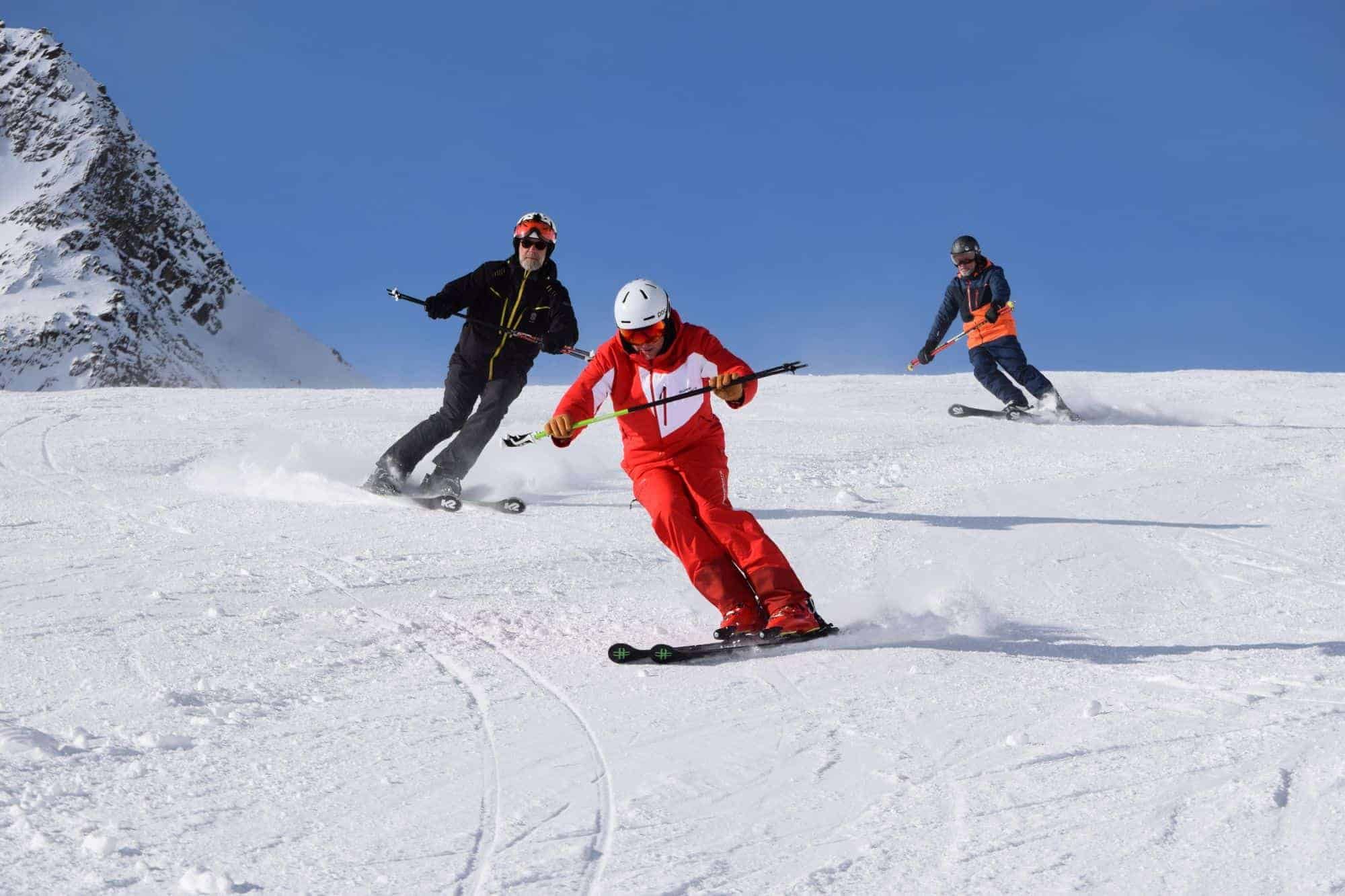 Skifahren nach dem Alter von 65 Jahren